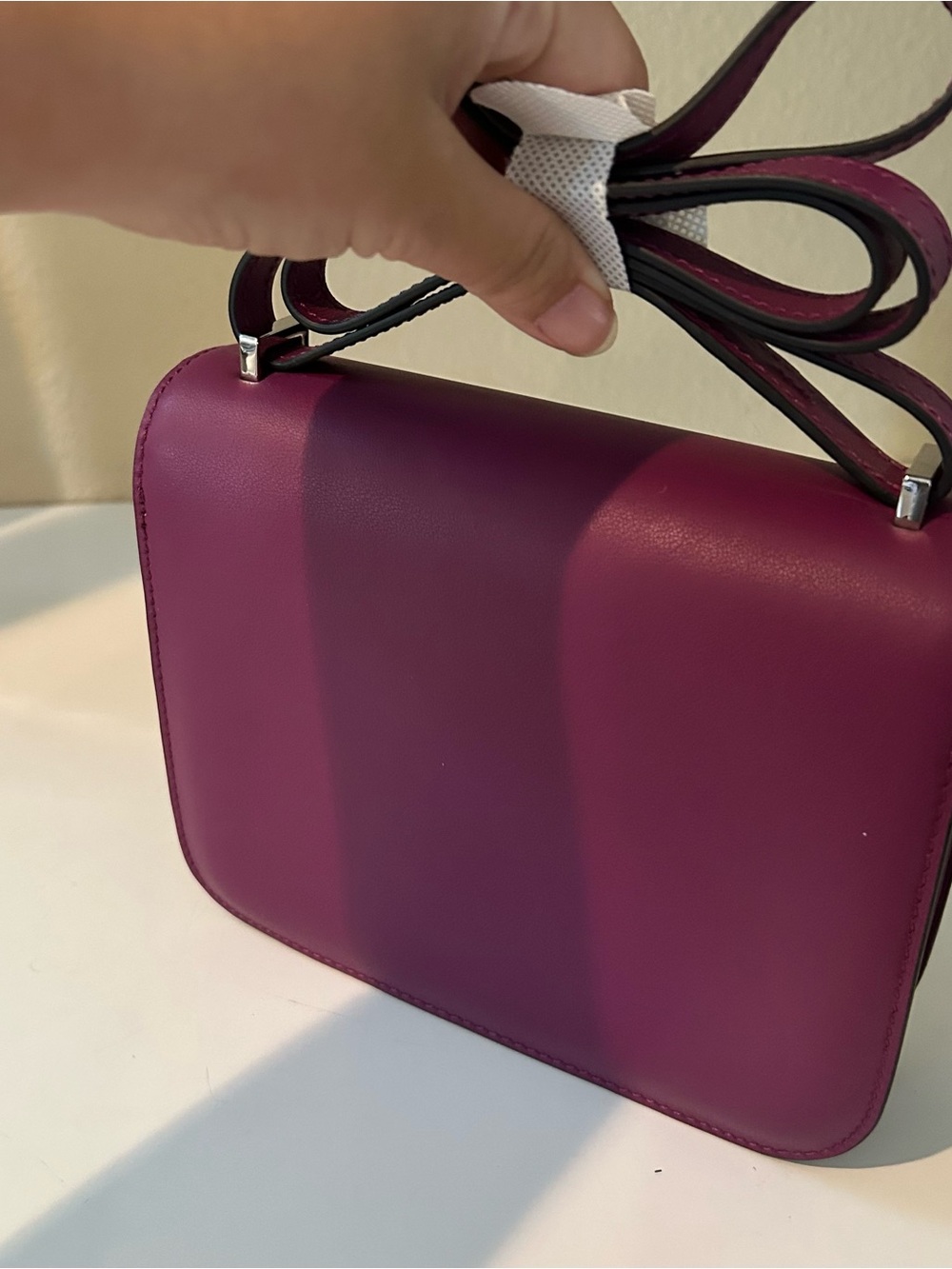 19cm Purple Leather Box - Picture 6 of 8